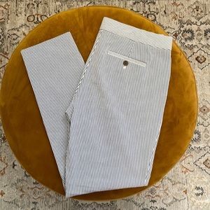 J. Crew Paley Pant in Stretch Seersucker Stripe